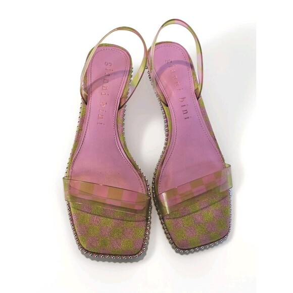 GIANNI BINI EMBELLISHED SANDALS SIZE 7.5 NEVER WORN - Picture 3 of 14